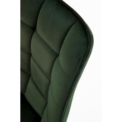 Silla de comedor COMORO — 1 unidad, verde oscuro