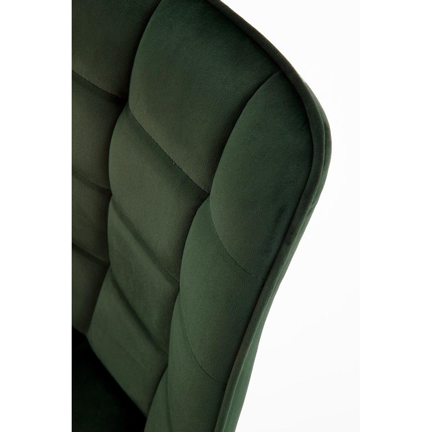 Silla de comedor COMORO — 1 unidad, verde oscuro
