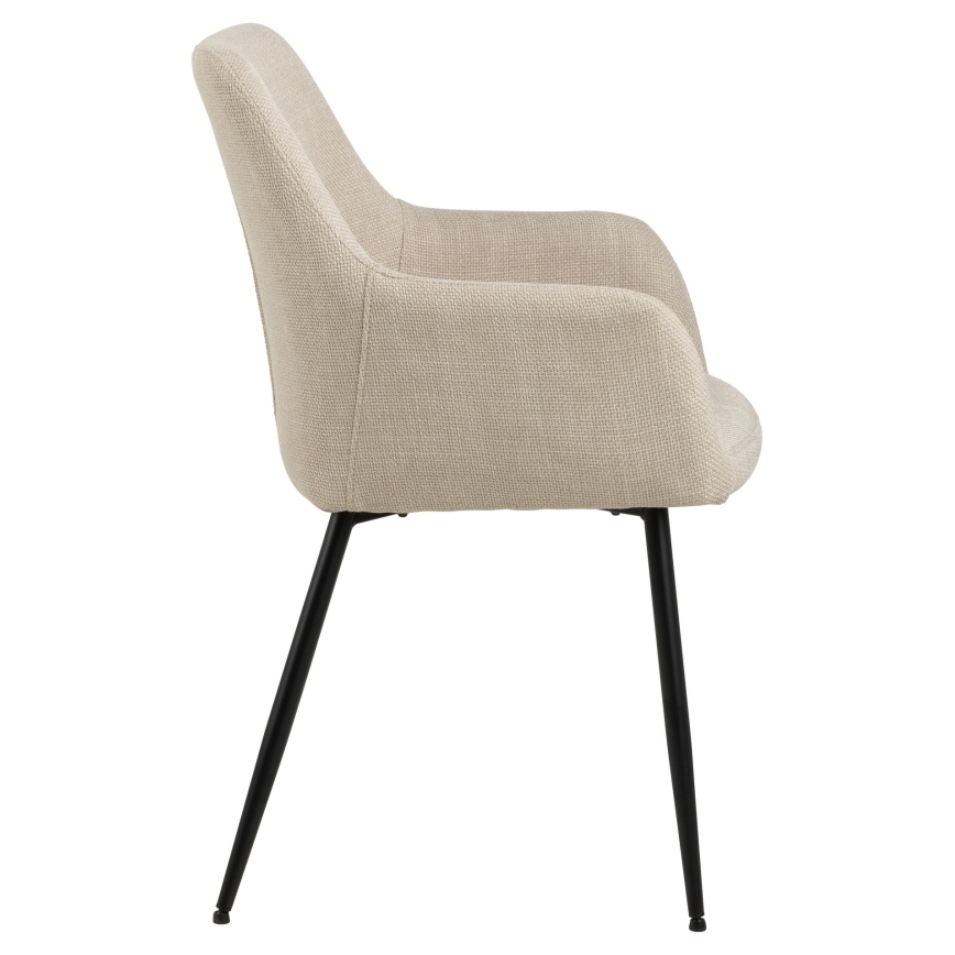 Silla de comedor con reposabrazos TANYA 1 unidad beige