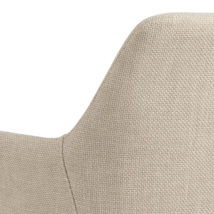 Silla de comedor con reposabrazos TANYA 1 unidad beige