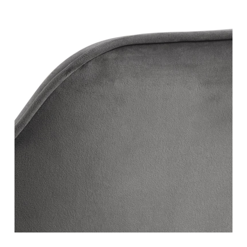 Silla de comedor con reposabrazos AYLIN 1 pz gris oscuro