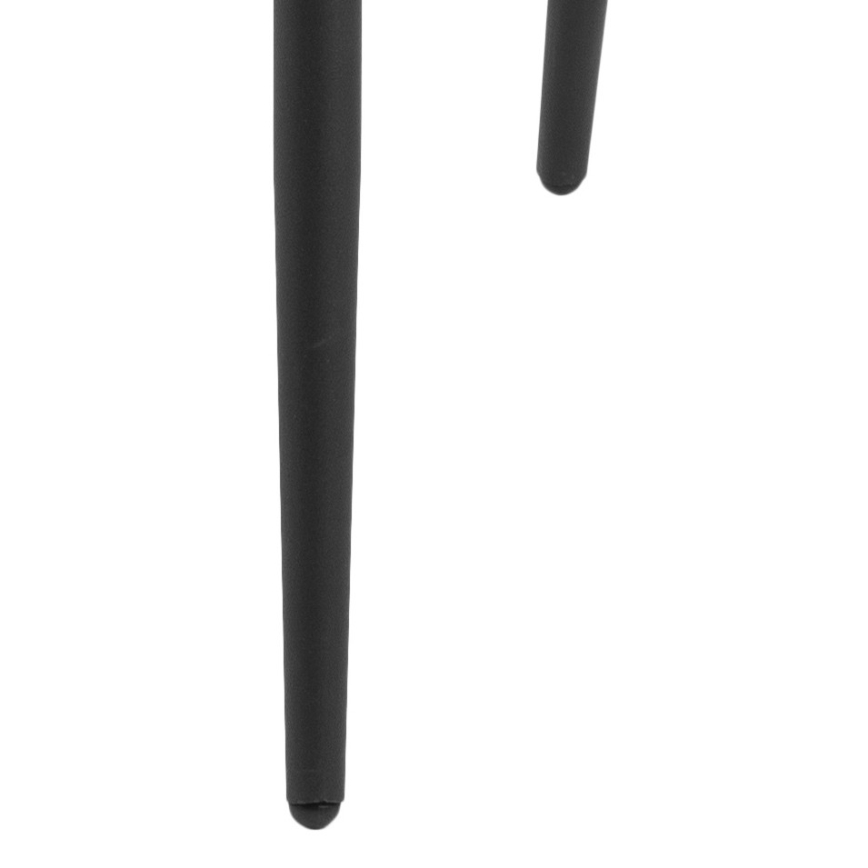 Silla de comedor con reposabrazos AYLIN 1 pz gris oscuro