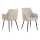 Silla de comedor con reposabrazos TANYA 1 unidad beige