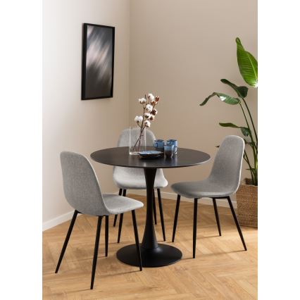 Silla de comedor KAIA 1 pz gris claro