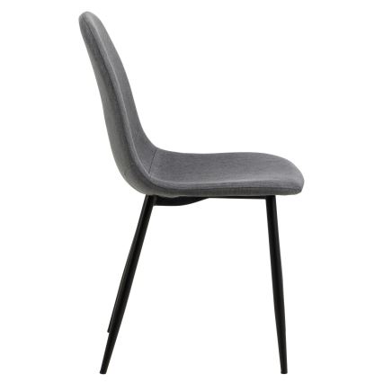 Silla de comedor KAIA 1 pz gris oscuro