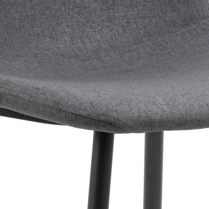 Silla de comedor KAIA 1 pz gris oscuro