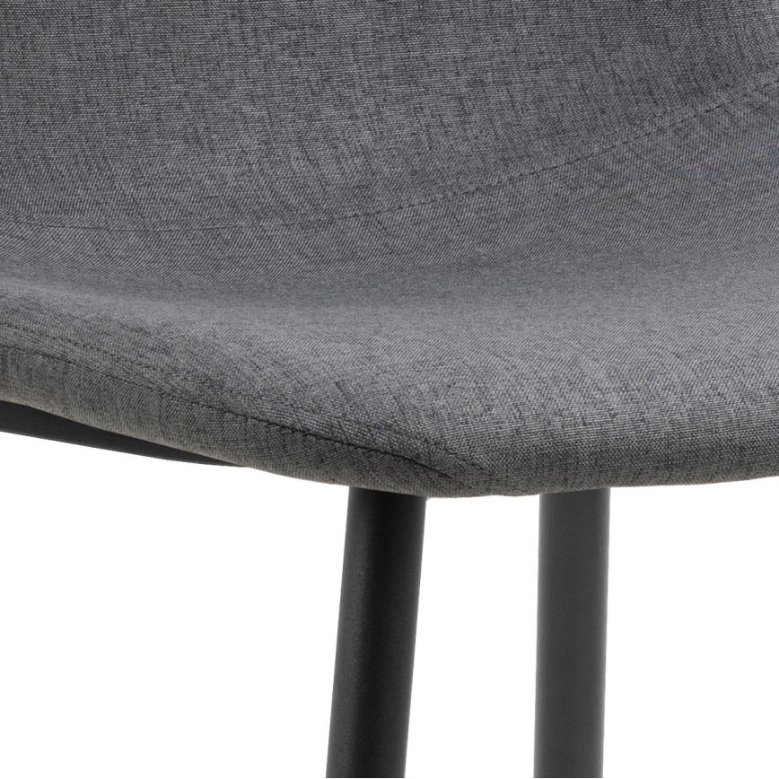 Silla de comedor KAIA 1 pz gris oscuro