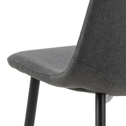 Silla de comedor KAIA 1 pz gris oscuro