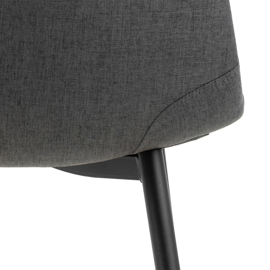 Silla de comedor KAIA 1 pz gris oscuro