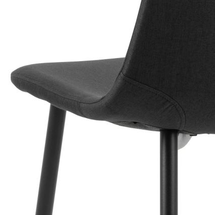 Silla de comedor KAIA 1 pz negro