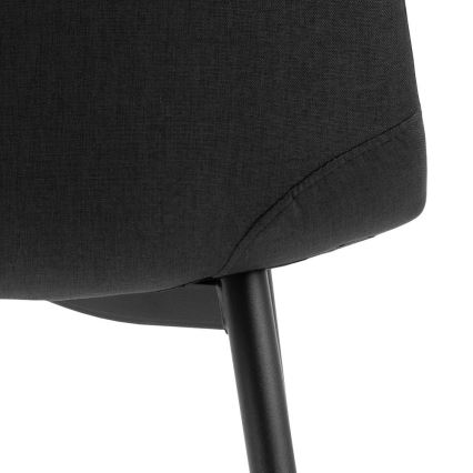 Silla de comedor KAIA 1 pz negro