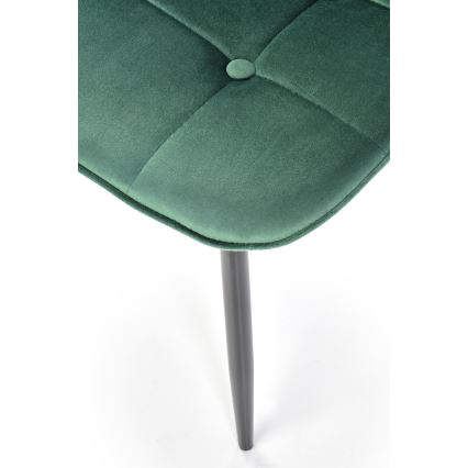 Silla de comedor KINDREL, 1 ud., verde oscuro