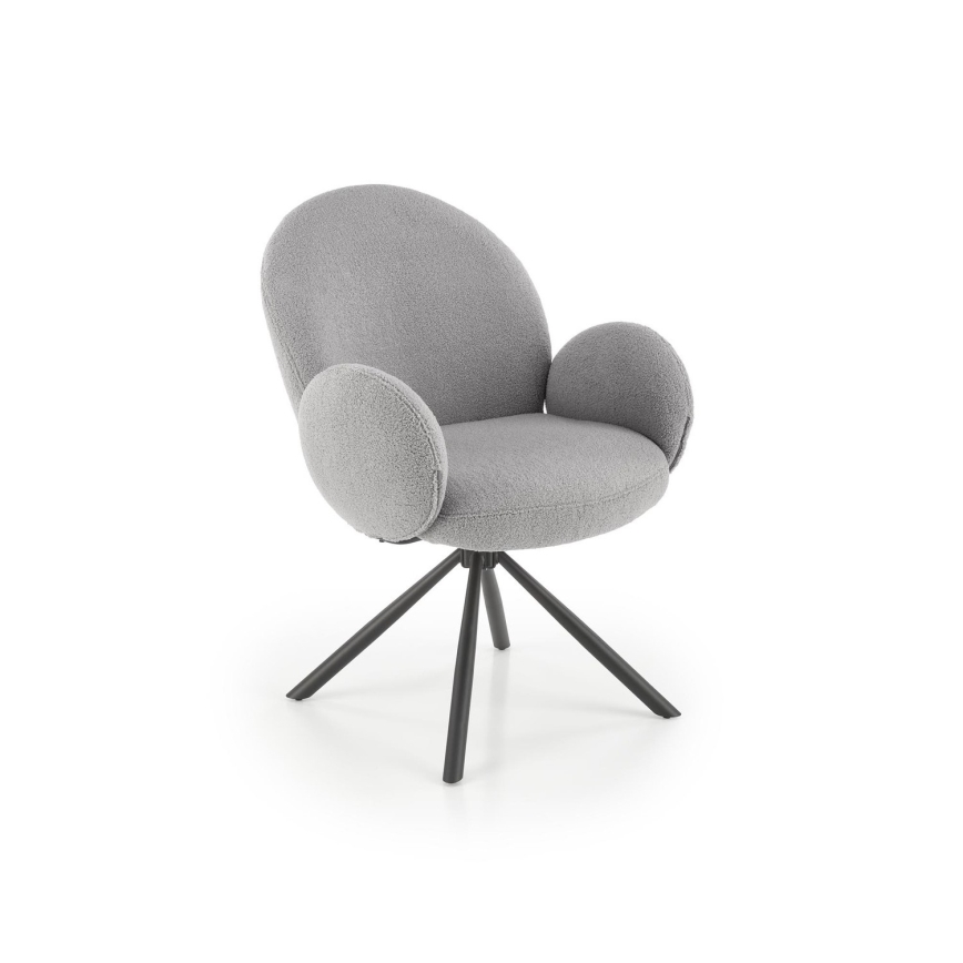 Silla de comedor KIVA, 1 unidad, gris