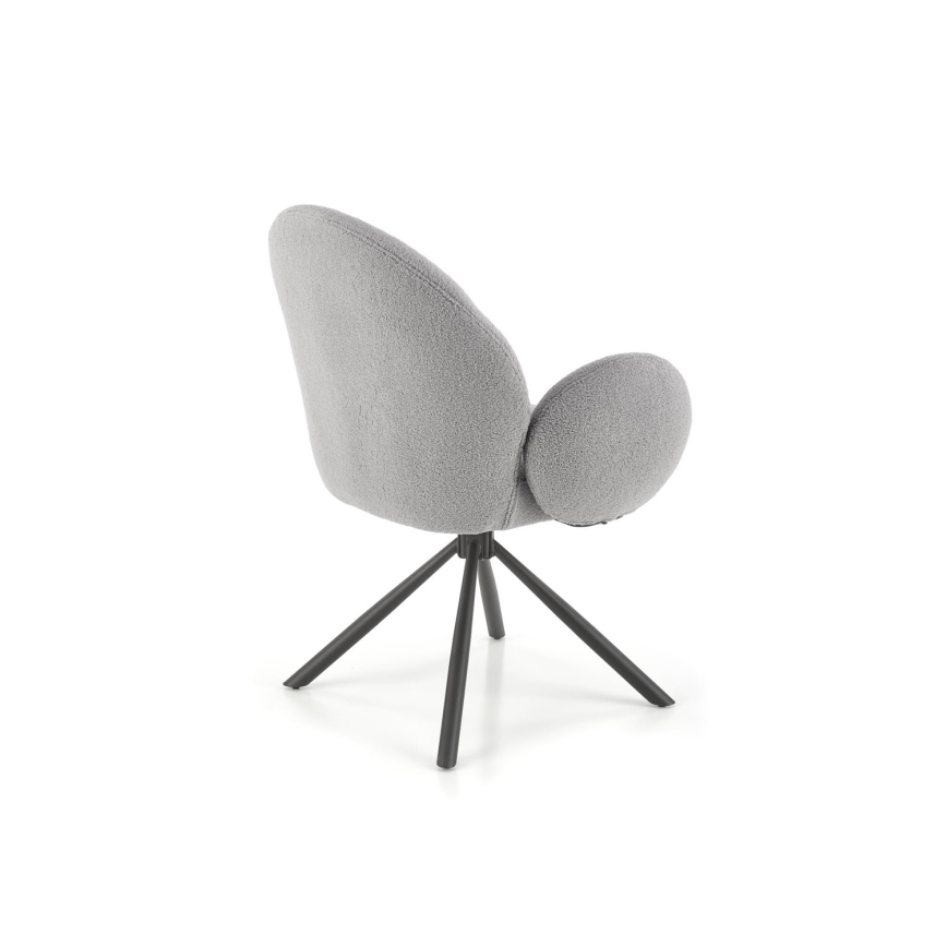 Silla de comedor KIVA, 1 unidad, gris