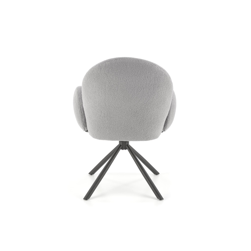 Silla de comedor KIVA, 1 unidad, gris