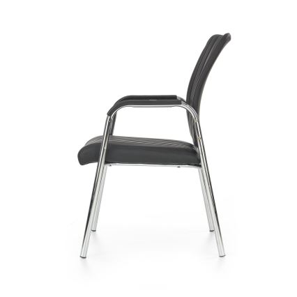 Silla de comedor KIVI, 1 ud., negra