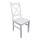 Silla de comedor NATE blanco