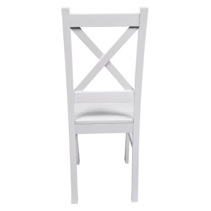 Silla de comedor NATE blanco