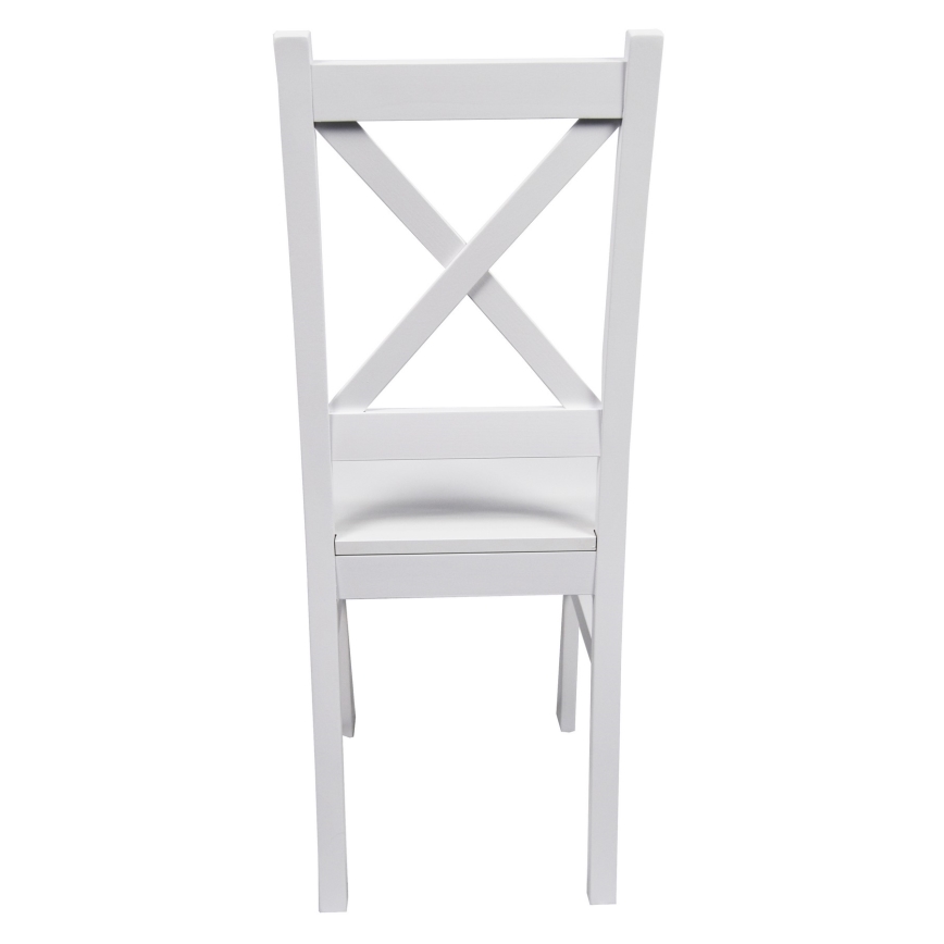 Silla de comedor NATE blanco
