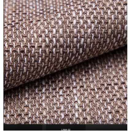 Silla de comedor NATE blanco/marrón