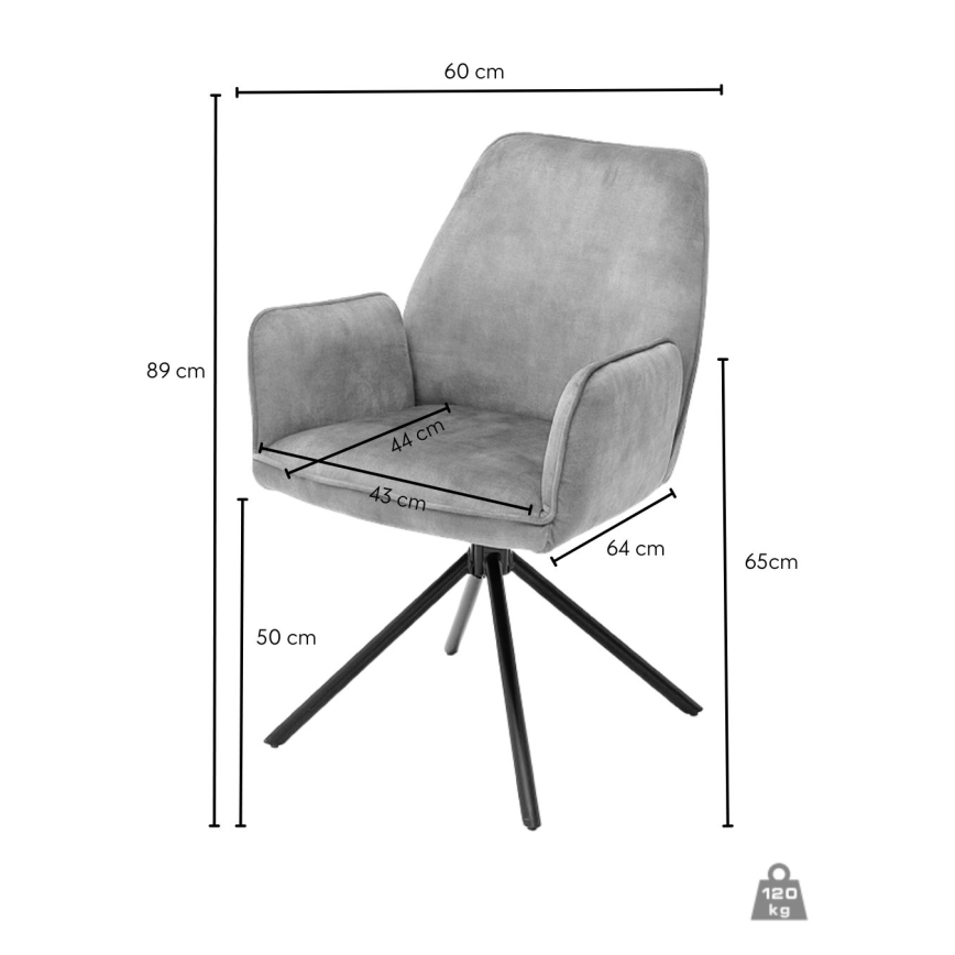 Silla de comedor NEXORO, 1 ud., color rojo