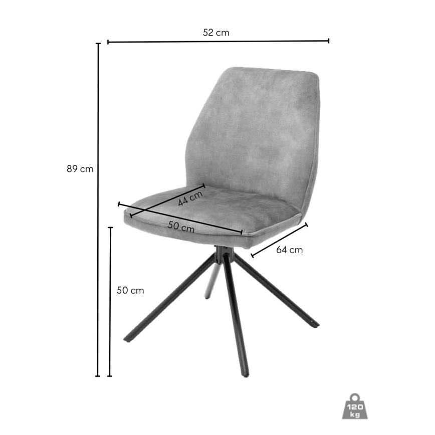 Silla de comedor NEXORO 1 unidad roja