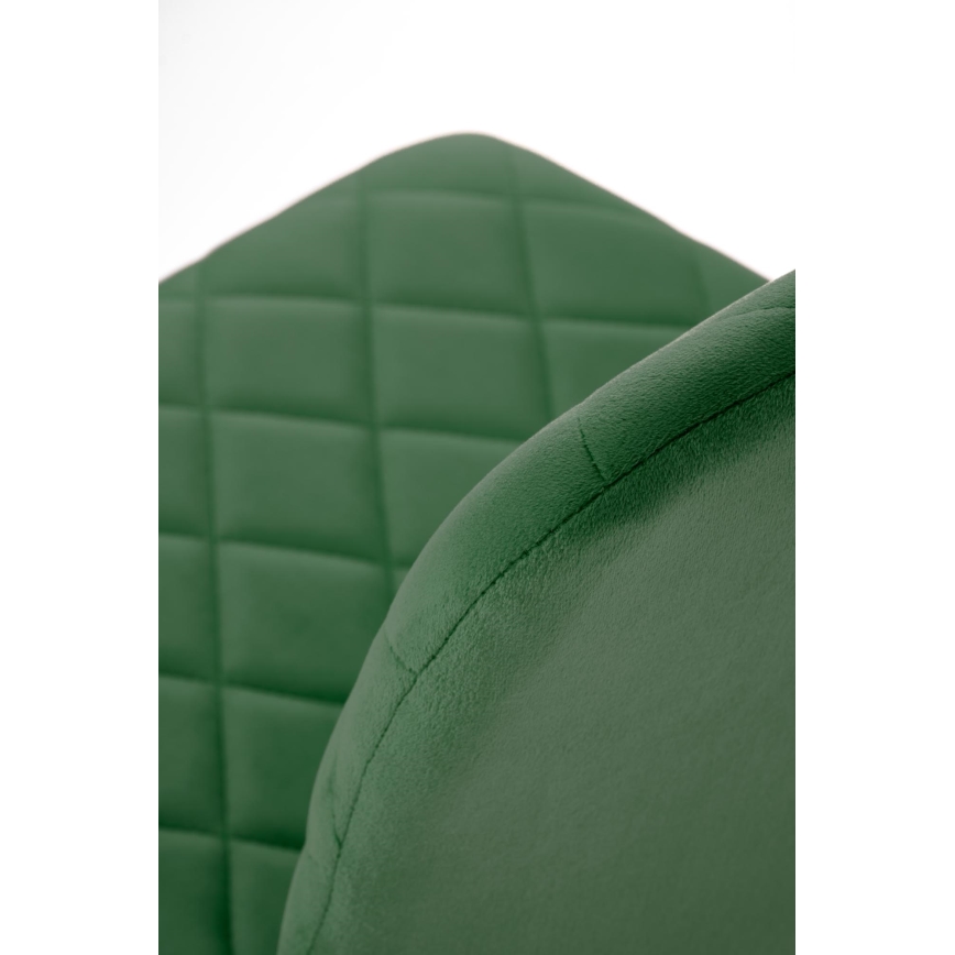 Silla de comedor ORIS 1 ud. verde oscuro