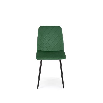 Silla de comedor ORIS 1 ud. verde oscuro