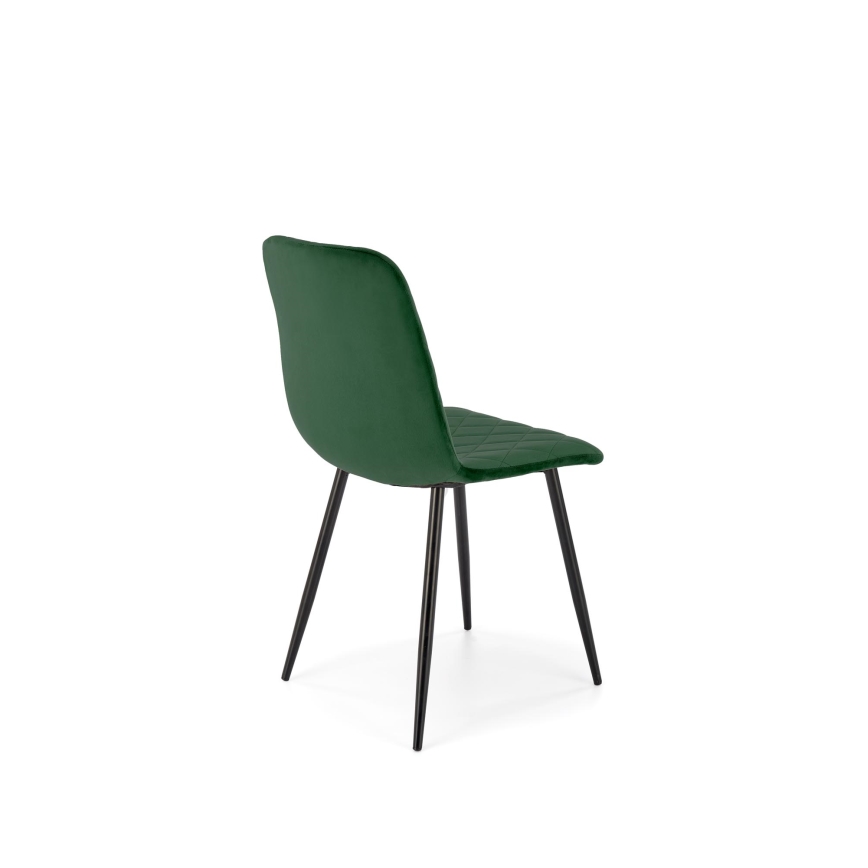 Silla de comedor ORIS 1 ud. verde oscuro