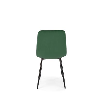 Silla de comedor ORIS 1 ud. verde oscuro
