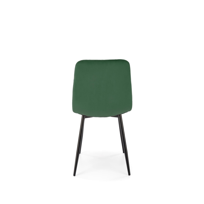 Silla de comedor ORIS 1 ud. verde oscuro