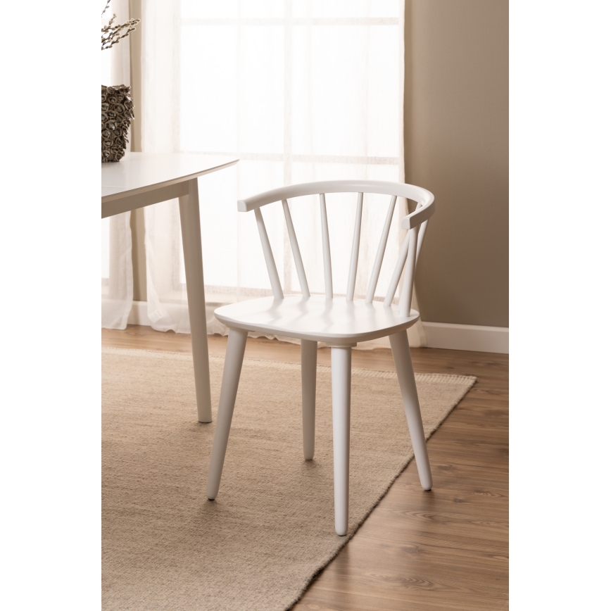 Silla de comedor RUBY 1 pz blanco