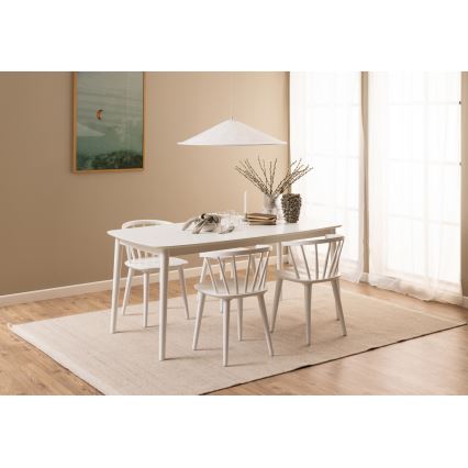 Silla de comedor RUBY 1 pz blanco