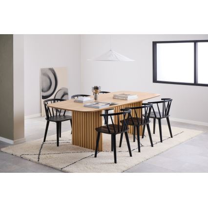 Silla de comedor RUBY 1 ud. negra