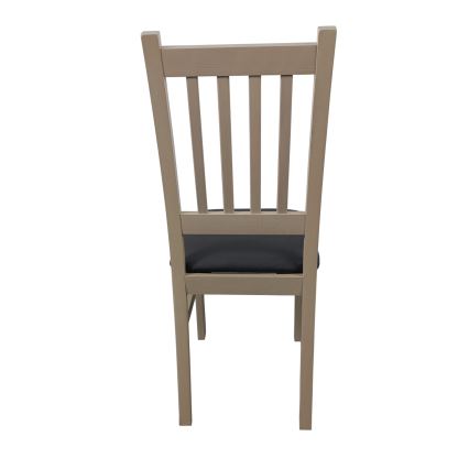 Silla de comedor SIMON haya/gris oscuro