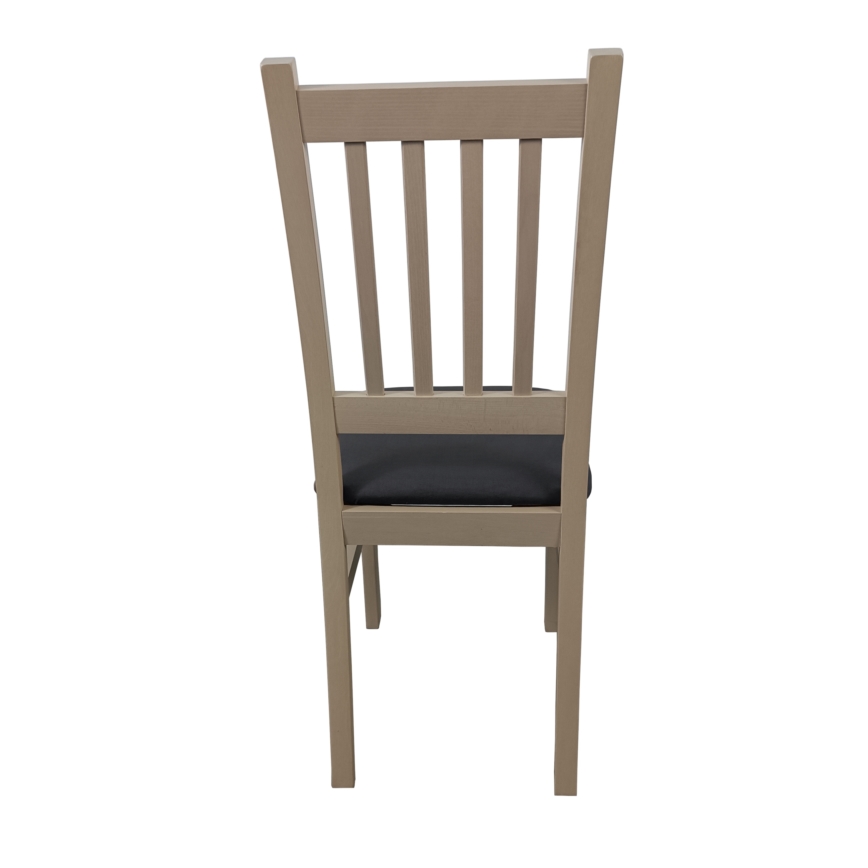 Silla de comedor SIMON haya/gris oscuro