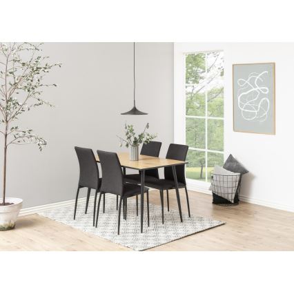 Silla de comedor Sorin 1 pz gris