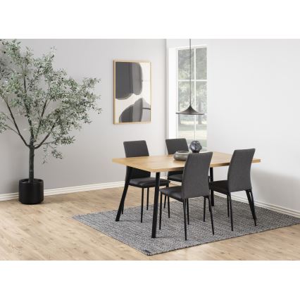 Silla de comedor Sorin 1 pz gris