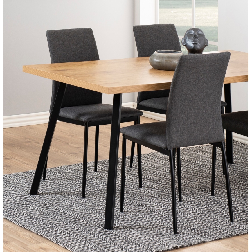 Silla de comedor Sorin 1 pz gris