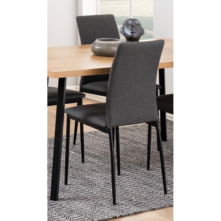Silla de comedor Sorin 1 pz gris