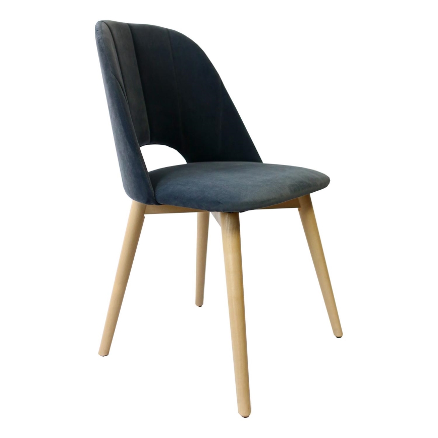 Silla de comedor THEO gris oscuro