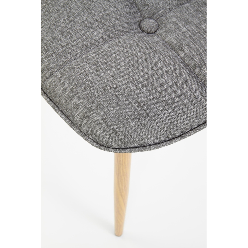 Silla de comedor VELSOR, 1 ud., gris