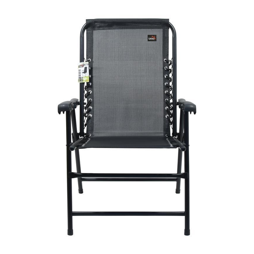 Silla de jardín plegable negro