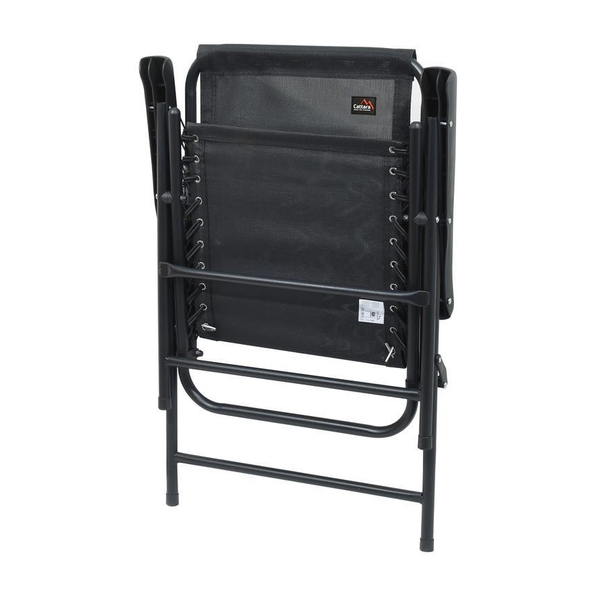Silla de jardín plegable negro