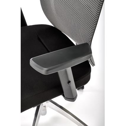 Silla de oficina ELMIR negra/gris