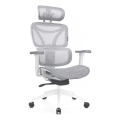 Silla de oficina ergonómica LEVANO gris/blanco/negro