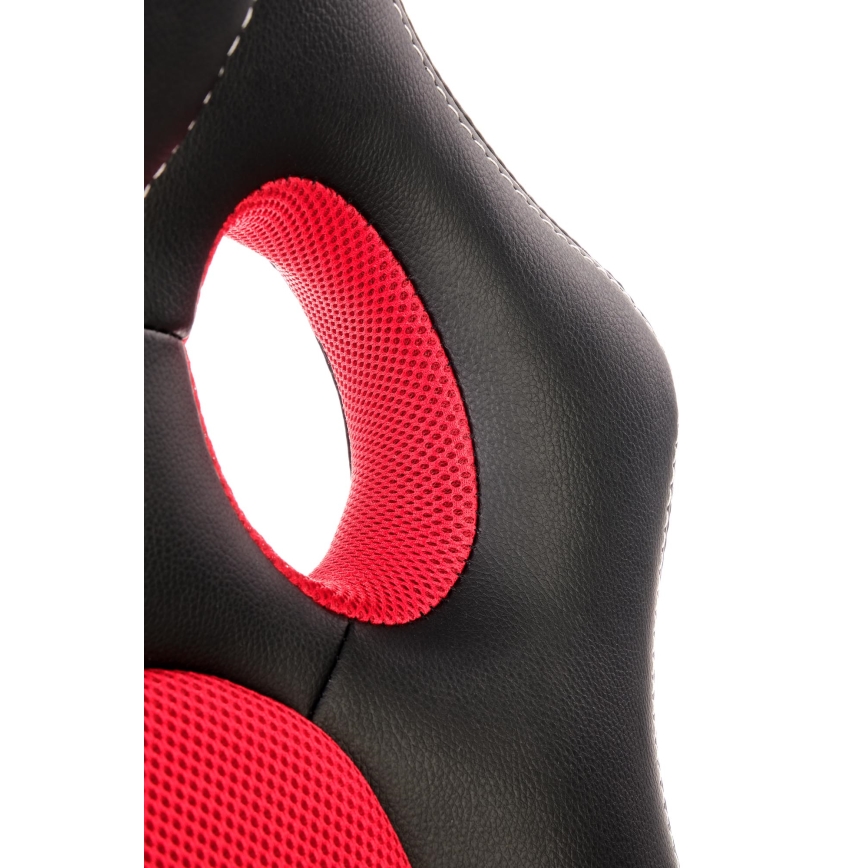 Silla de oficina KENU negra/roja