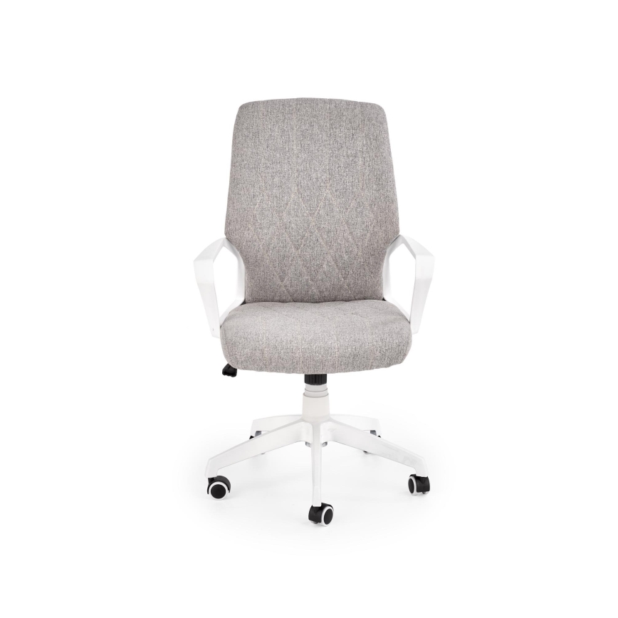 Silla de oficina LONA blanca/gris claro