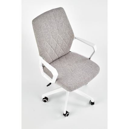 Silla de oficina LONA blanca/gris claro
