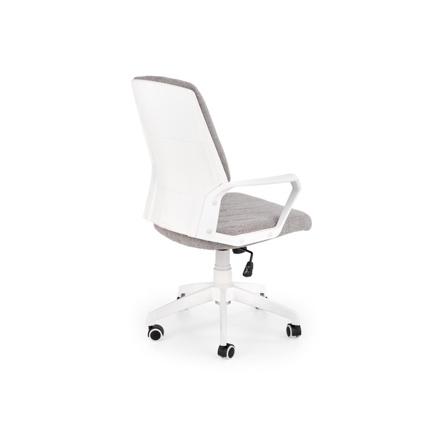 Silla de oficina LONA blanca/gris claro